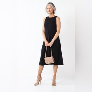 Croft & Barrow Plus Size 3X (24/26) Sleeveless Fit & Flare Midi Dress